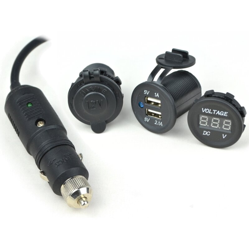 12V Stecker (KfZ Stecker incl. Kabel), 7,90 €